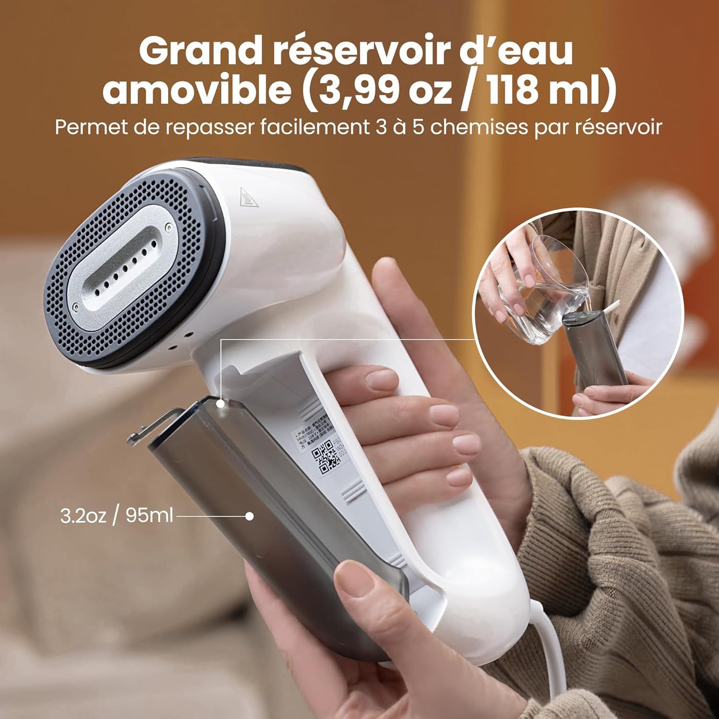 Air Ironing 2.0 - Défroisseur à vapeur Premium(Livraison + Rasoir anti-bouloches offert)