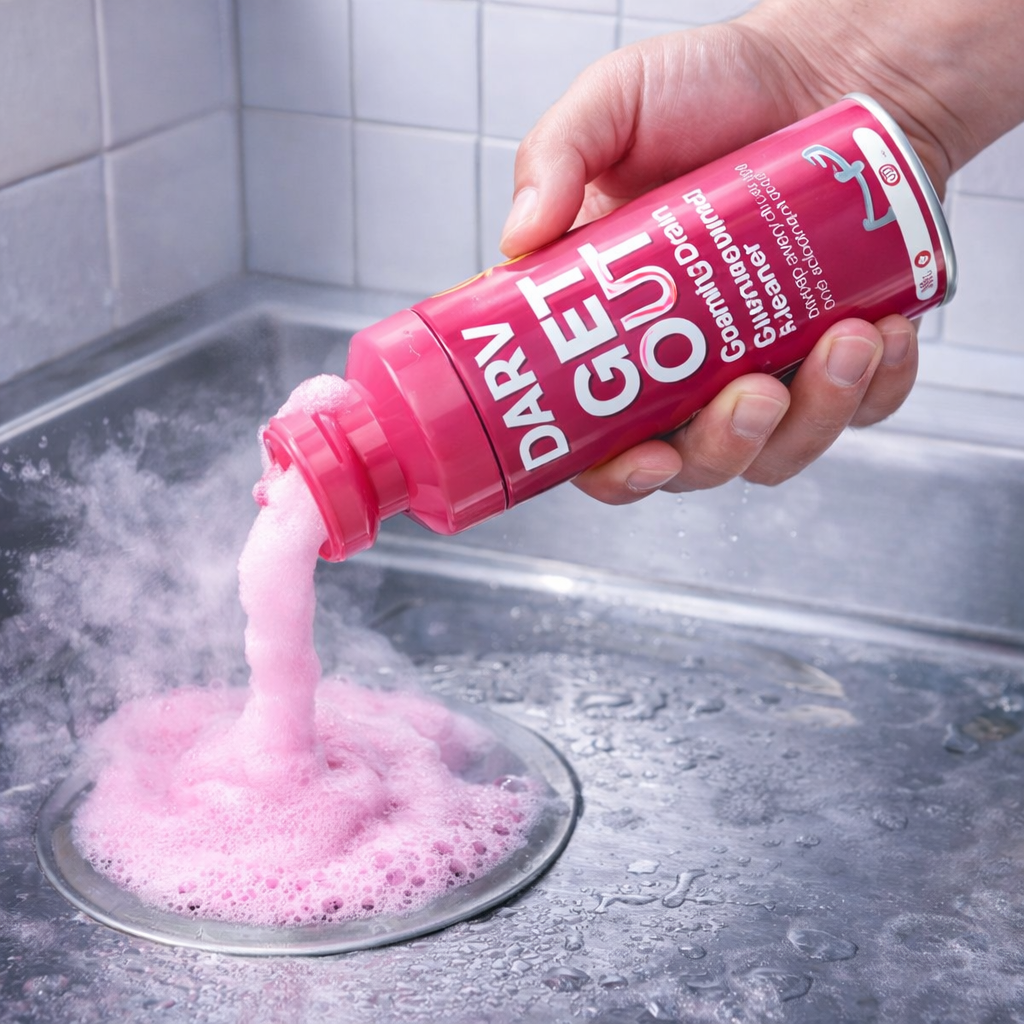 Pack de 2 Darv Get Out - Nettoyant de canalisation parfumé (gants de protection offerts)