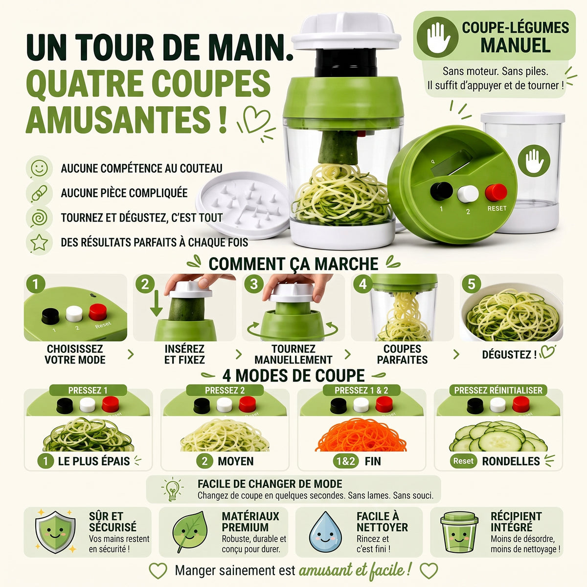 darvSlicePro : Coupe-légume automatique pour maman