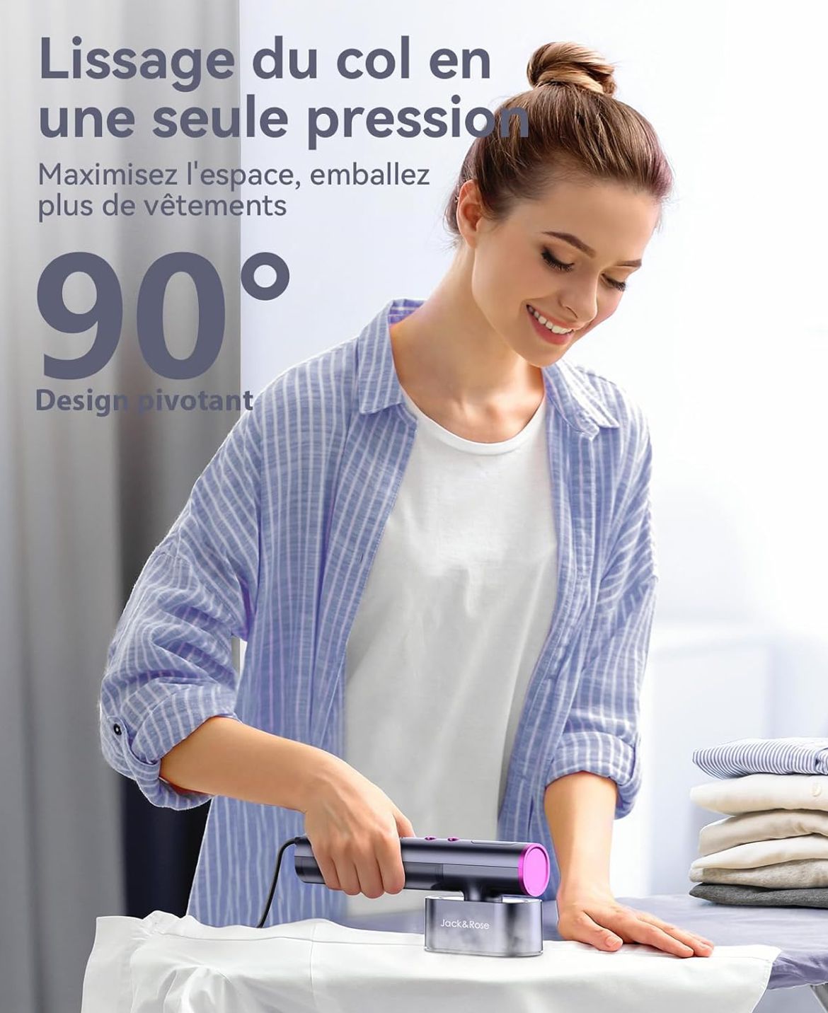 Défroisseur Premium à vapeur puissant et instantané (Livraison offerte)