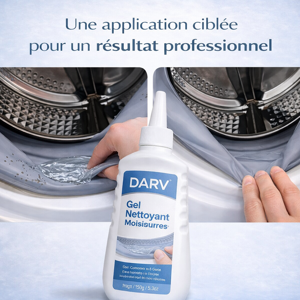 Pack de 2 Gels Nettoyant Darv anti moisissures - (gants de protection offerts )