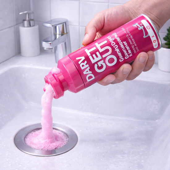 Pack de 2 Darv Get Out - Nettoyant de canalisation parfumé (gants de protection offerts)