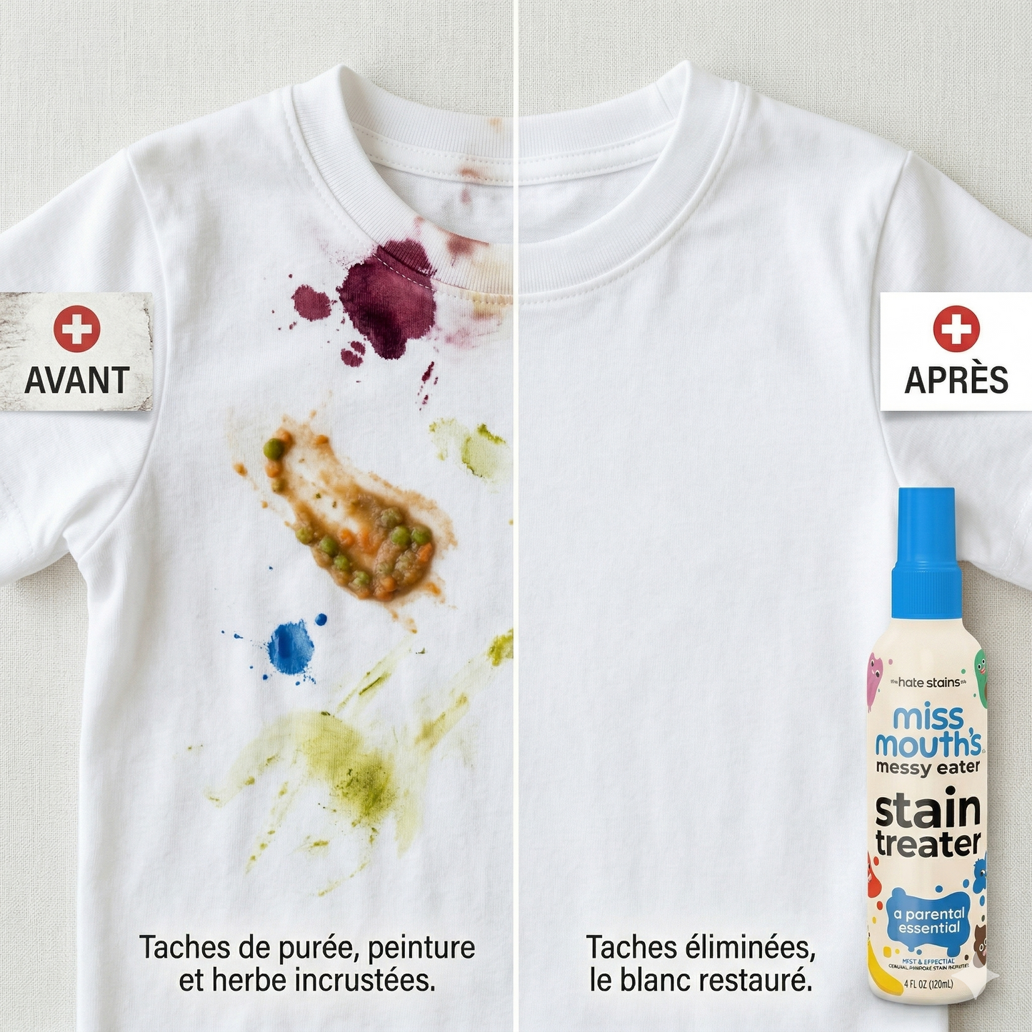 Pack de 3 Sprays Détâchants- doux et instantanés pour mamans (Ebook offert )